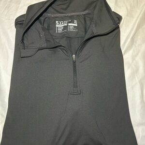 5.11 Tactical Black Quarter-Zip Pullover XL